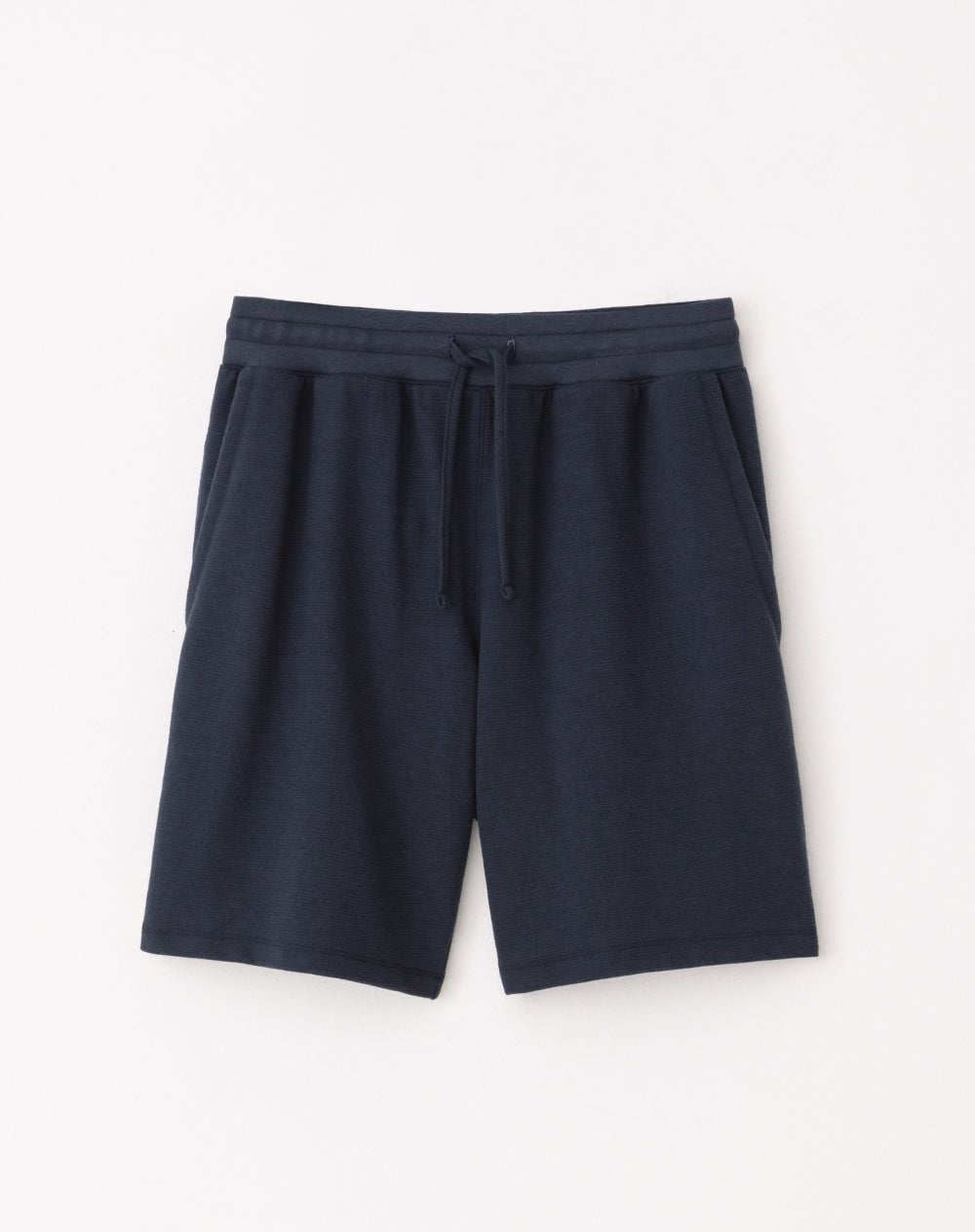 Bermuda regular algodón azul hombre