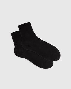 Medias mujer largas algodón negras