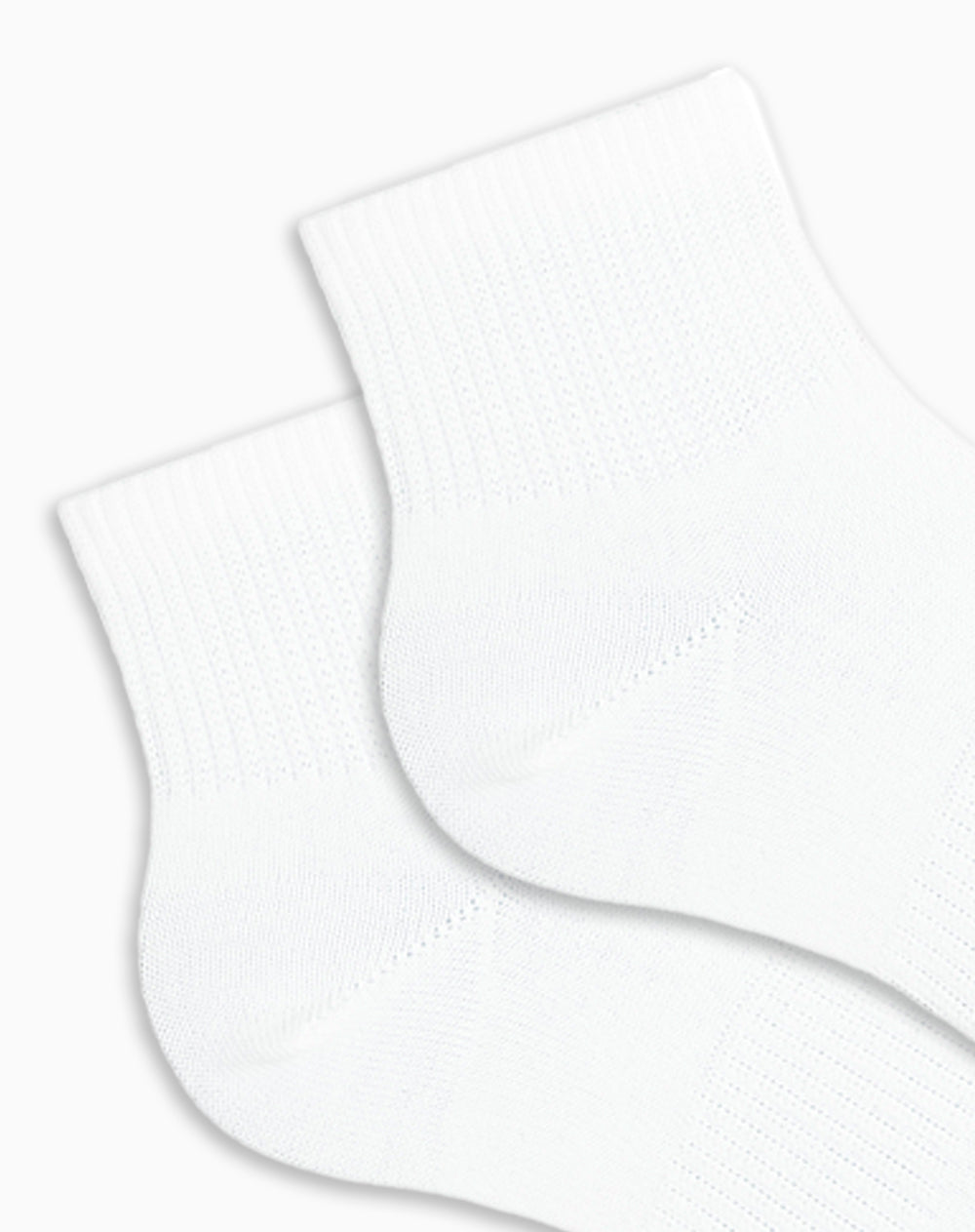 Medias deportivas mujer tobilleras algodón blancas