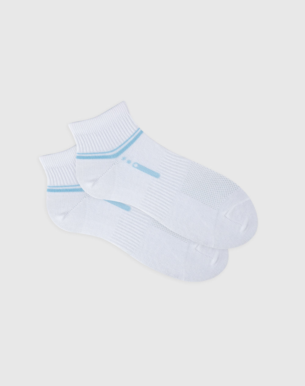 Medias deportivas mujer tobilleras algodón blancas