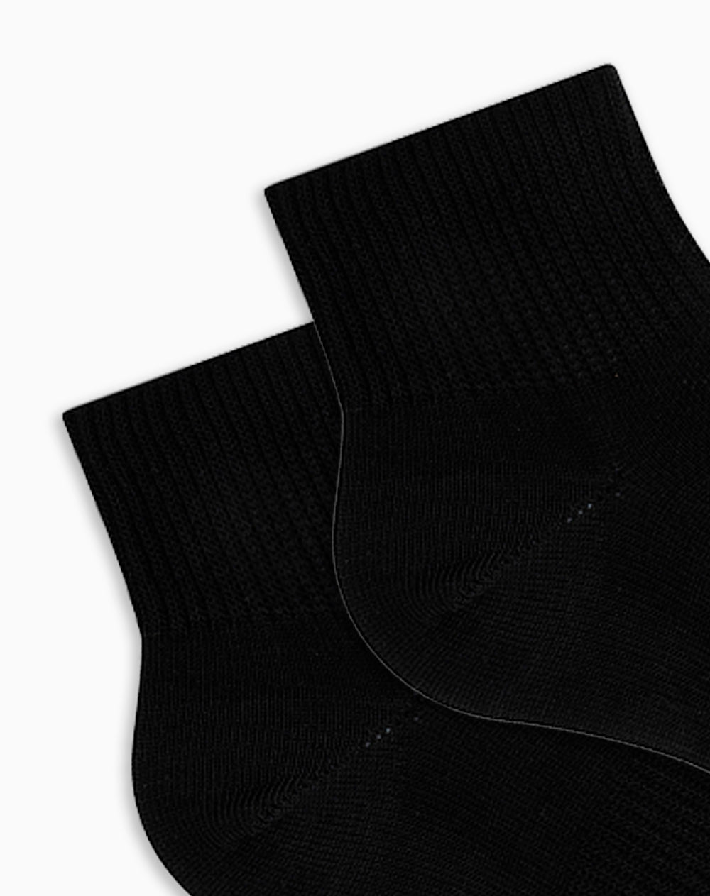 Medias deportivas mujer tobilleras algodón negras