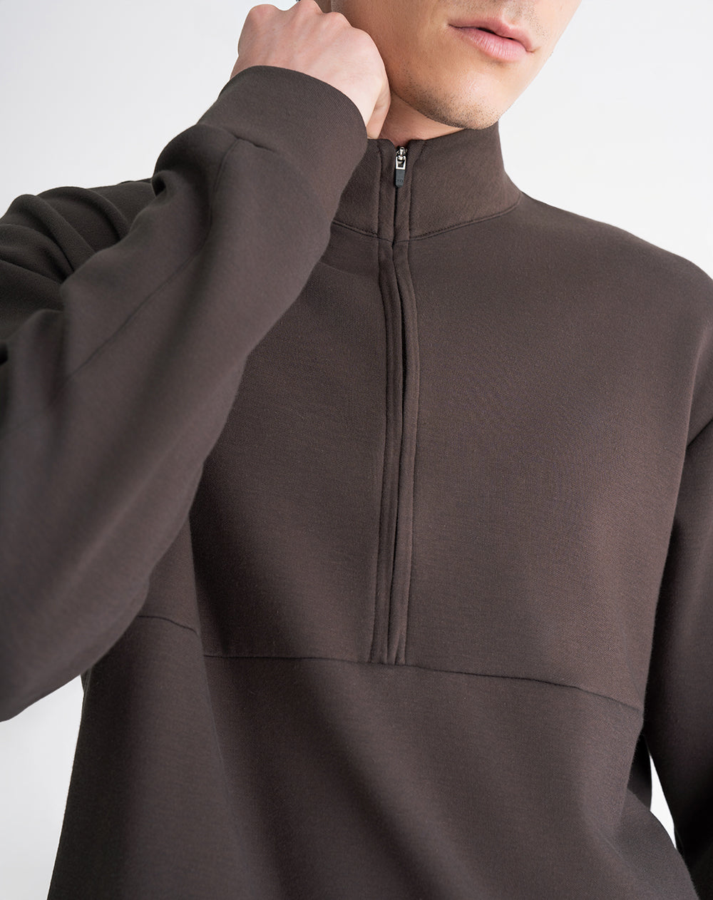 Buzo regular fit cafe