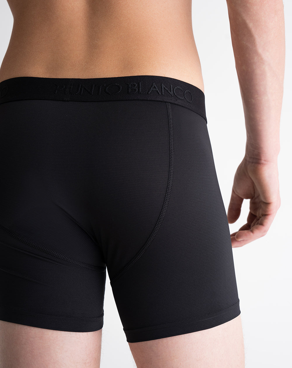 Bóxer medio panel amplio negro