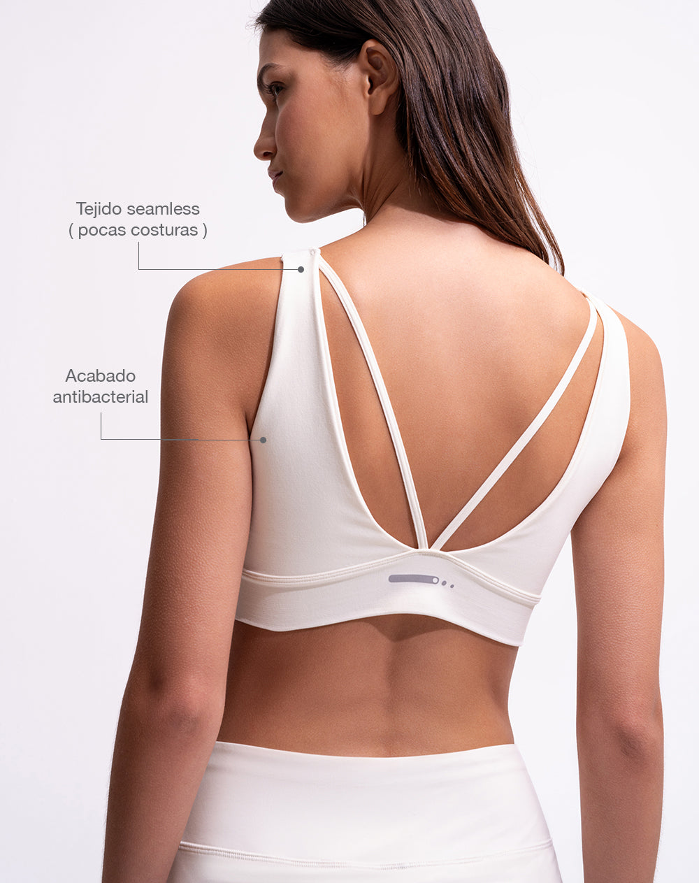 Top tiras anchas soporte medio habano