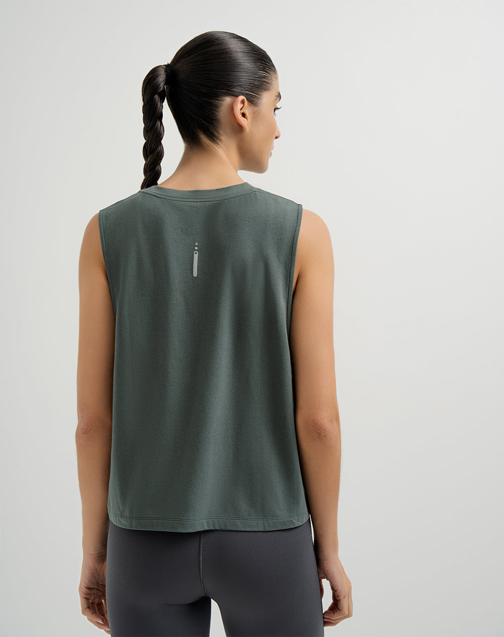 Camiseta esqueleto deportiva mujer transpirable verde