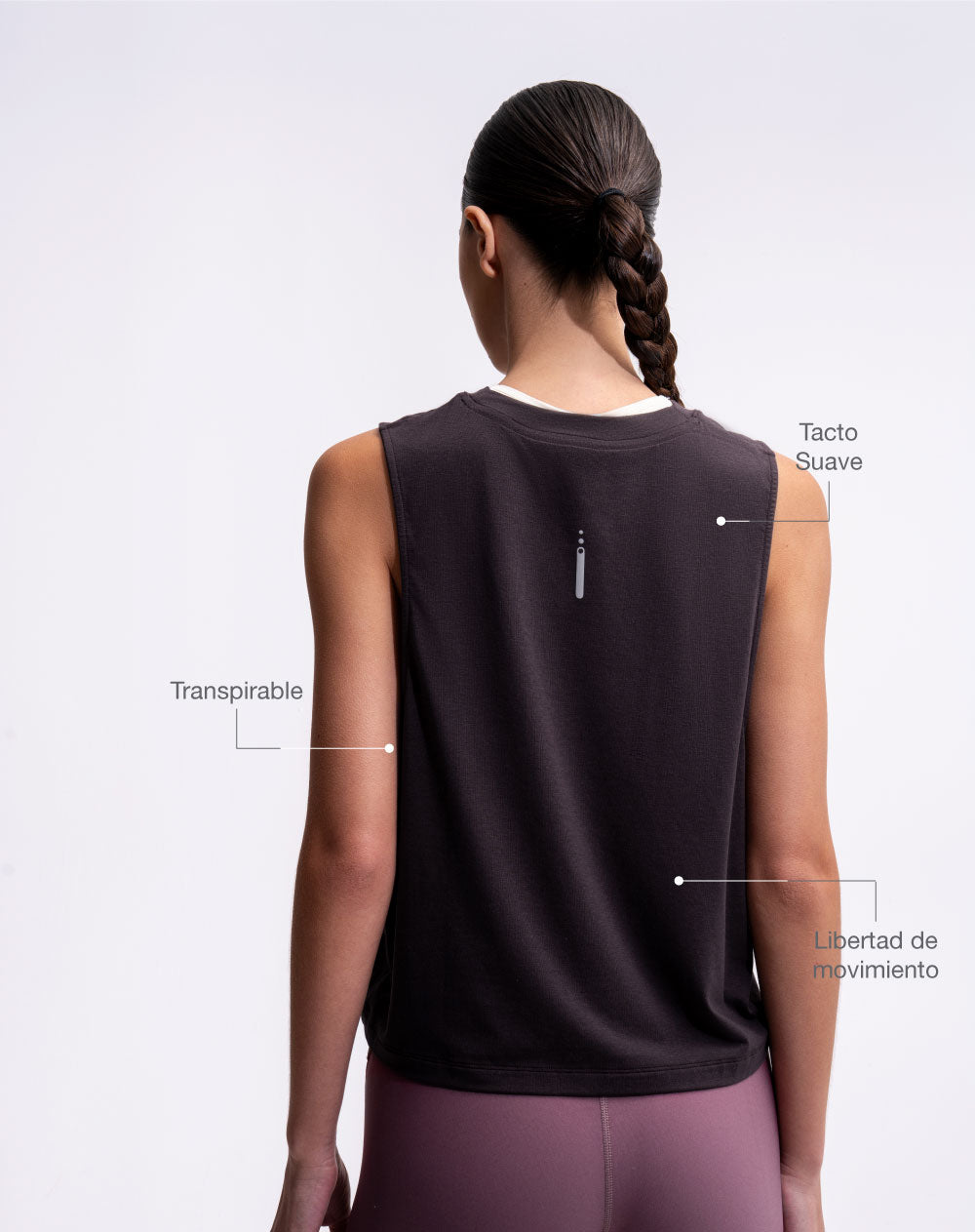 Camiseta esqueleto deportiva transpirable vino tinto mujer