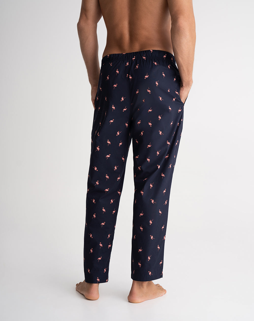 Pantalón de pijama hombre algodón largo estampado