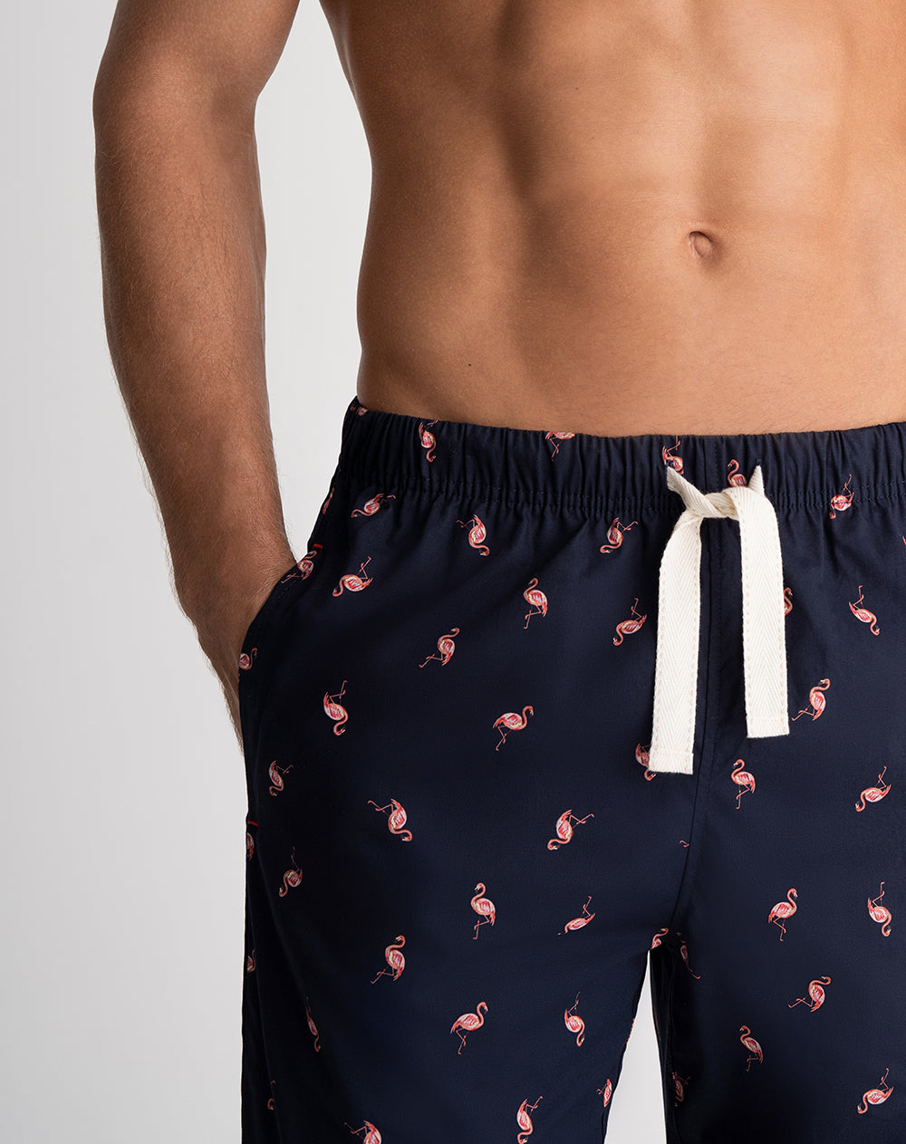 Pantalón de pijama hombre algodón largo estampado