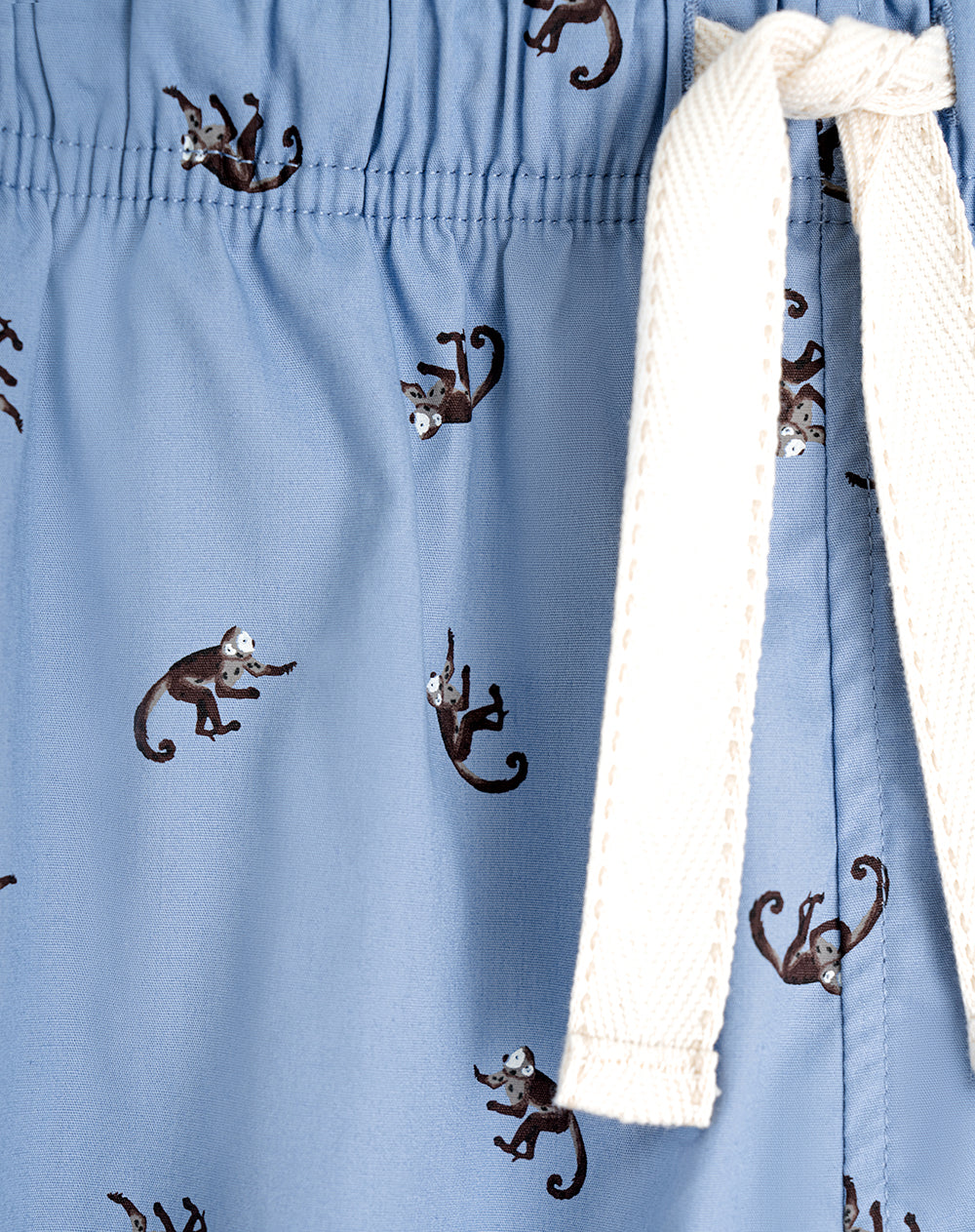 Bermuda de pijama hombre algodón estampada