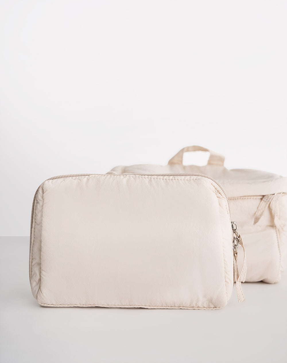 2 estuches organizadores crudo