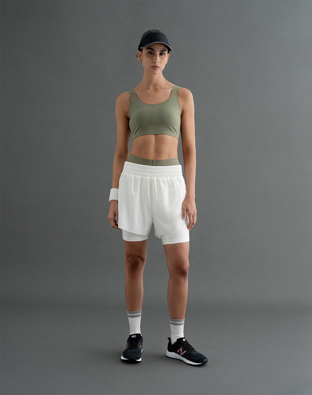 Short deportivo ciclista interno habano mujer