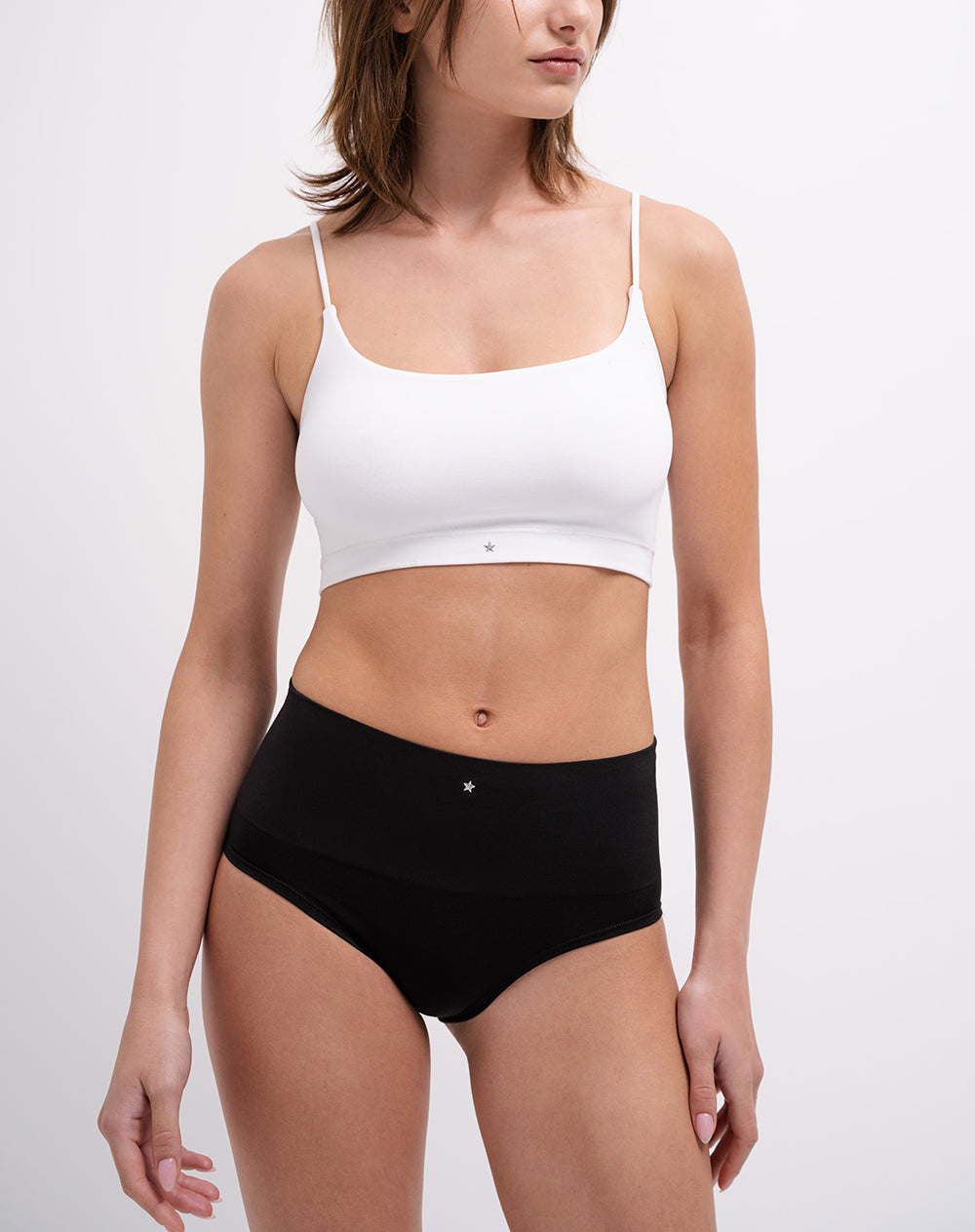 Panty clasico seamless tiro alto x2unds surtido