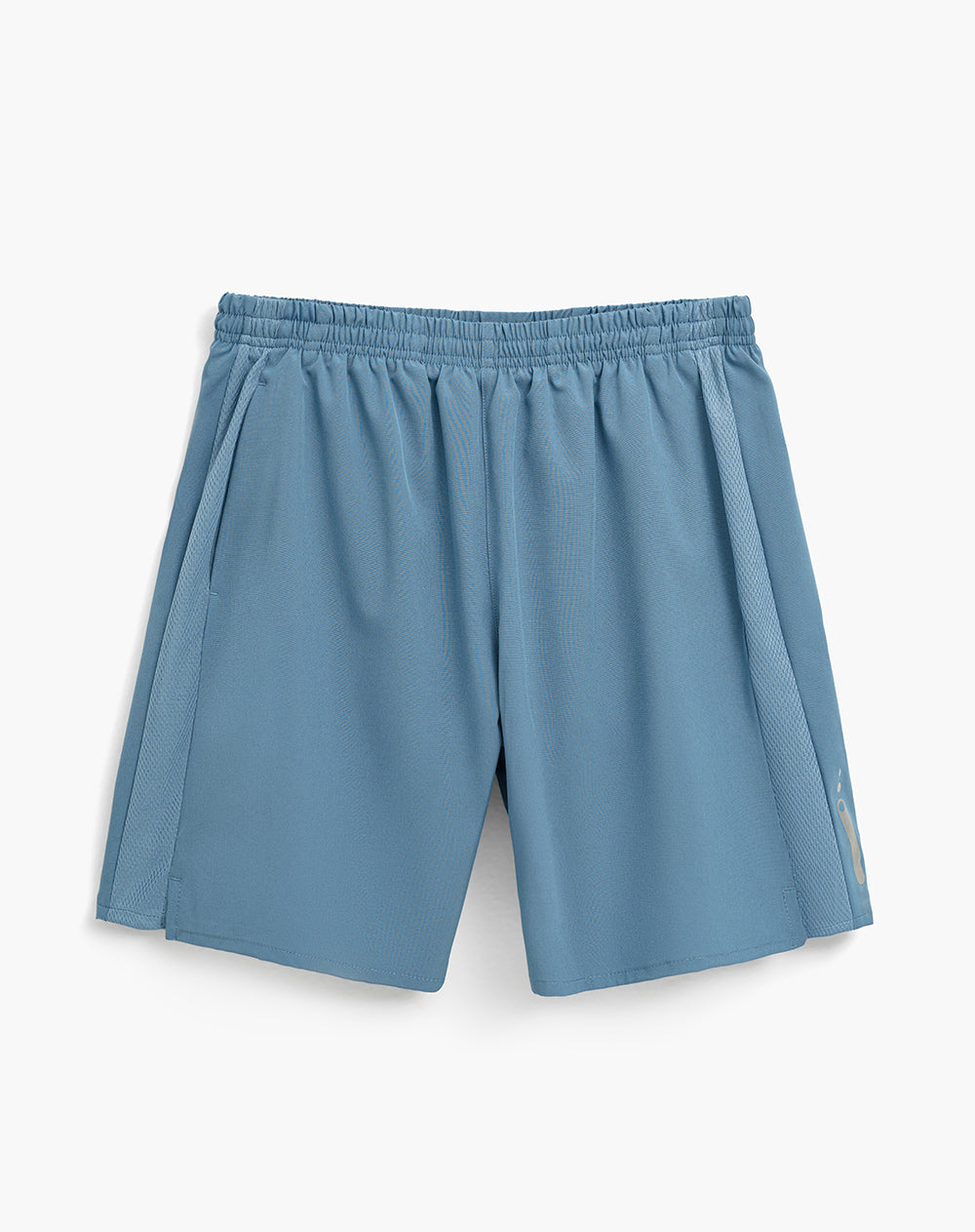 Pantaloneta deportiva secado rápido azul hombre