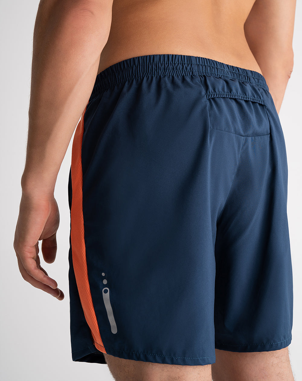 Pantaloneta deportiva secado rápido azul hombre