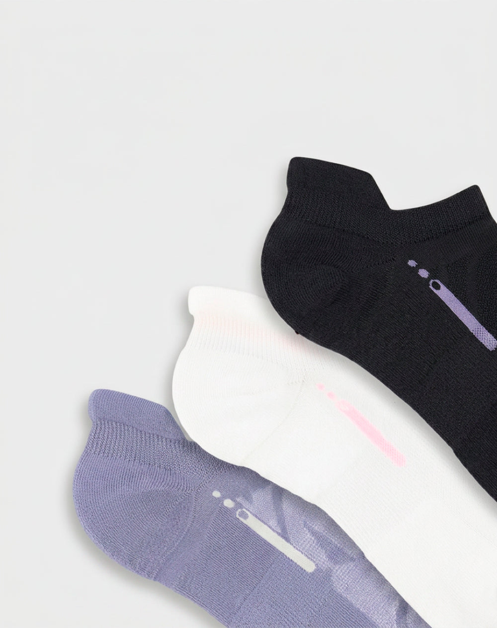 Medias deportivas mujer largas algodón pack x3 surtido