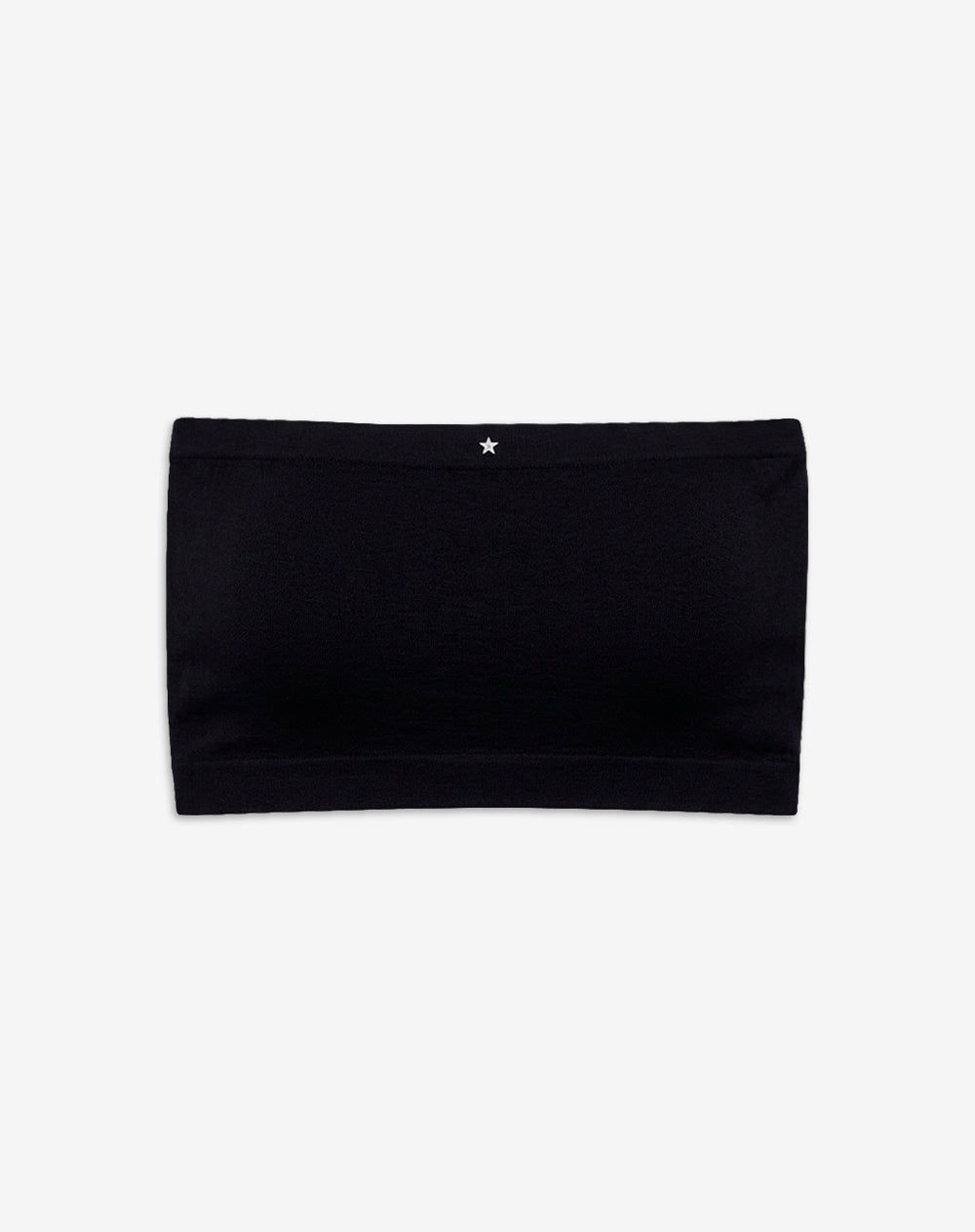 Top strapless soporte ligero seamless negro