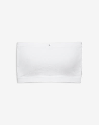 Top strapless soporte ligero seamless blanco