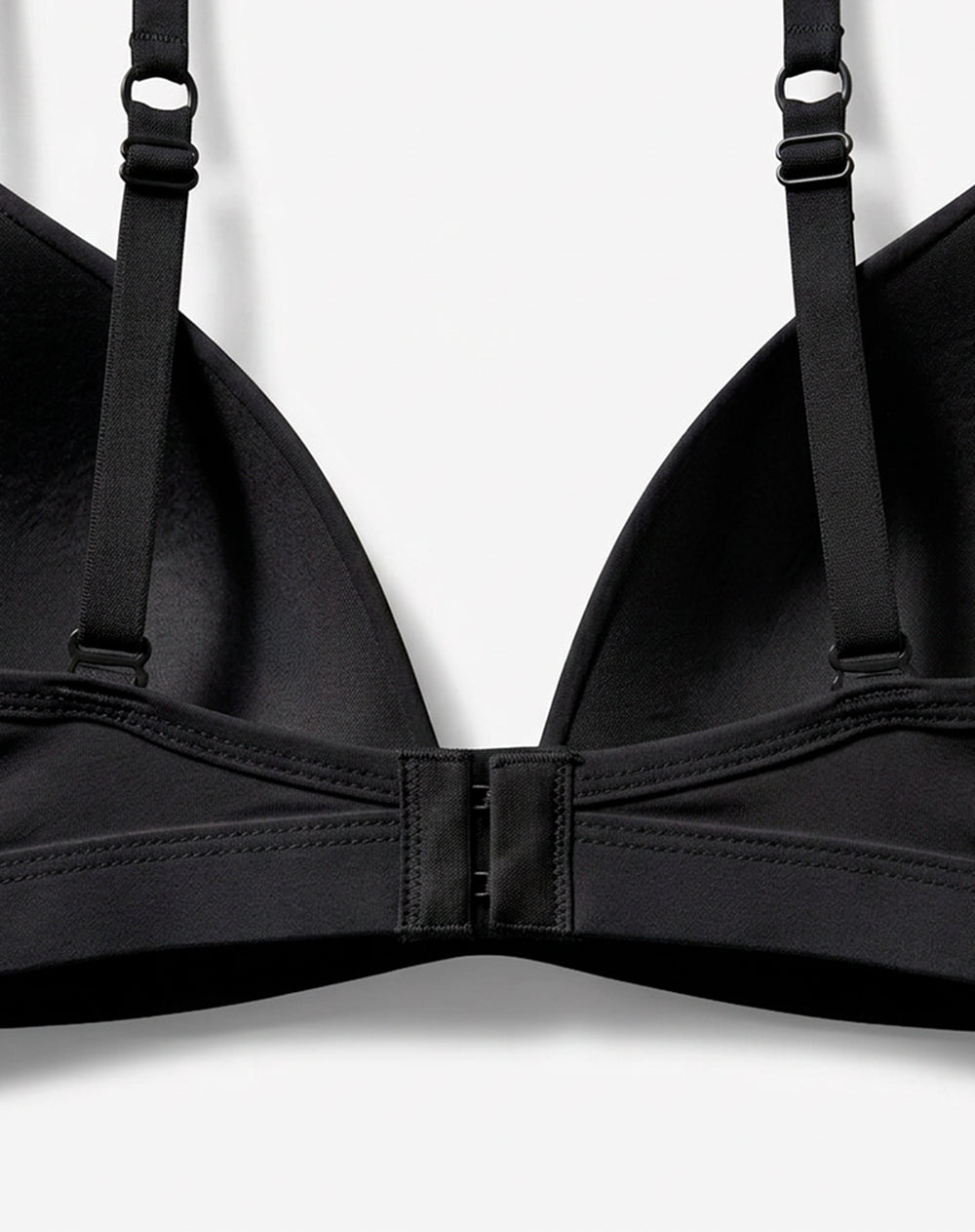 Brasier soporte medio microfibra sin arco negro