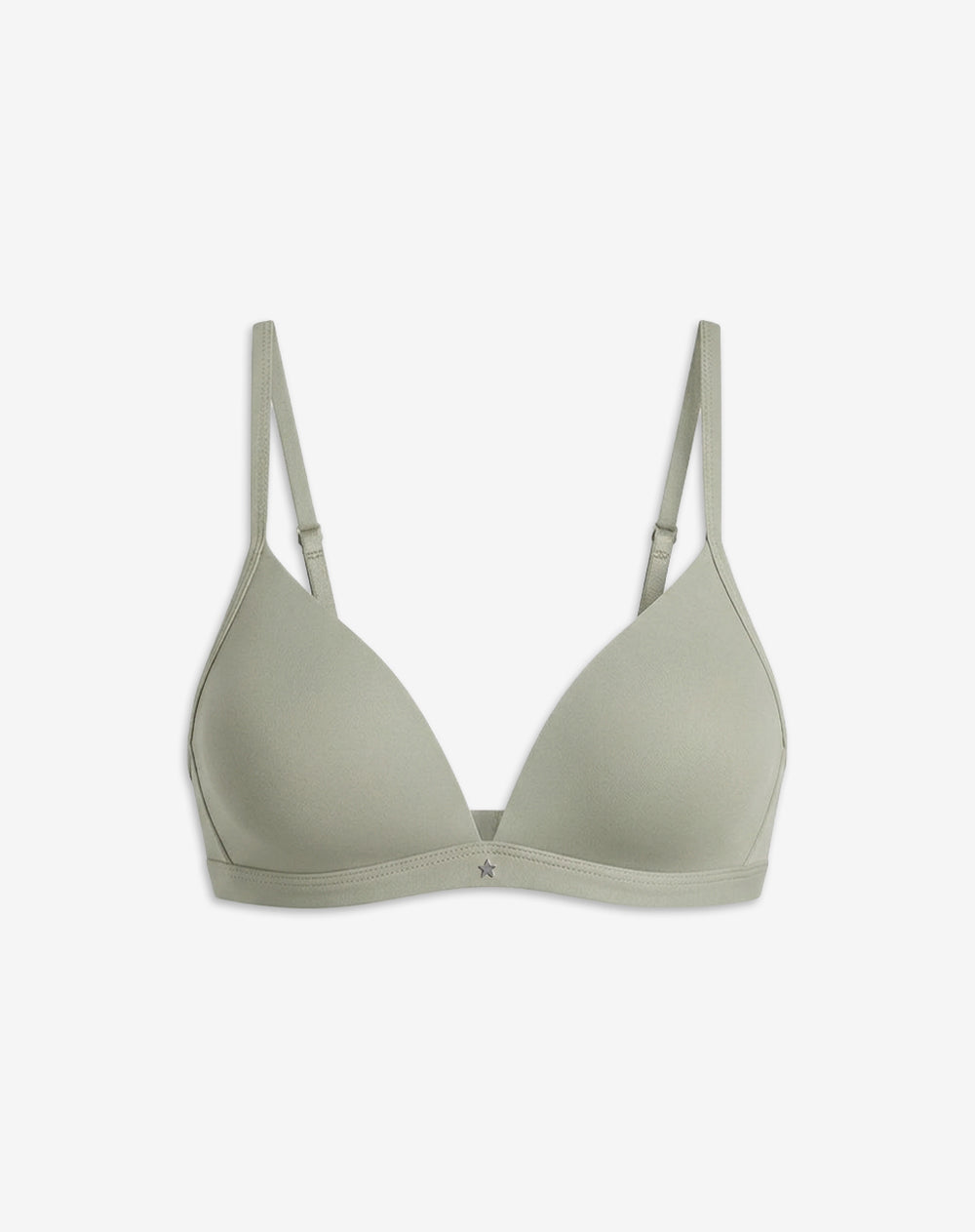 Brasier soporte medio microfibra sin arco verde