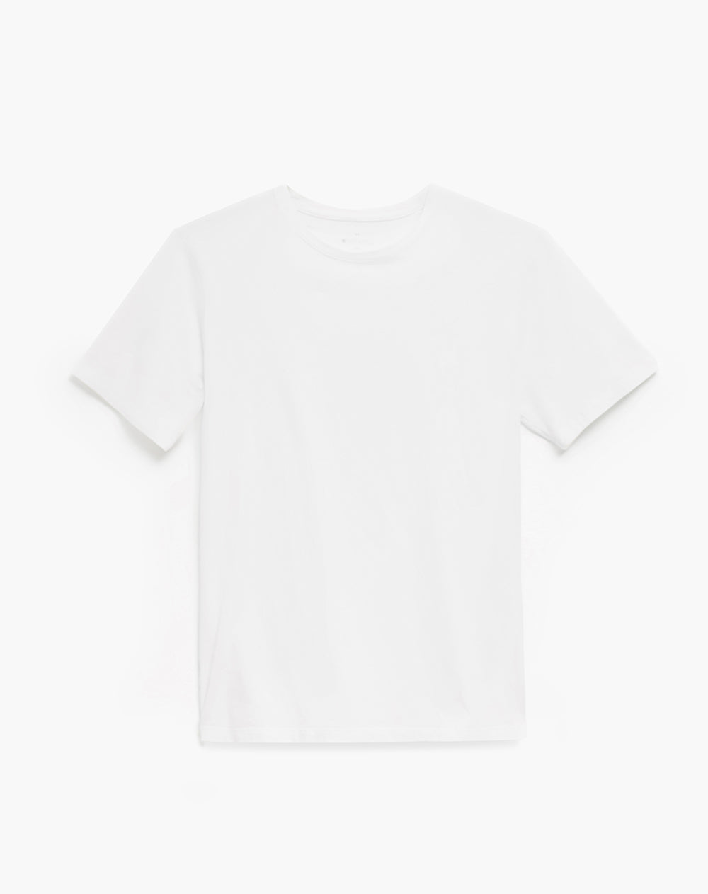 Camiseta algodón pima blanca hombre