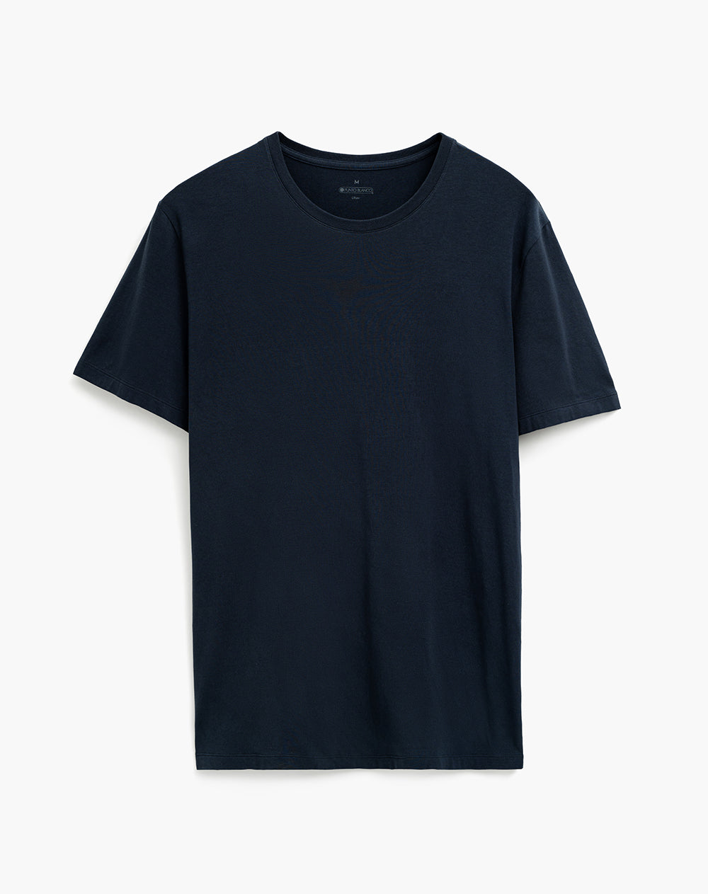 Camiseta algodón pima azul hombre