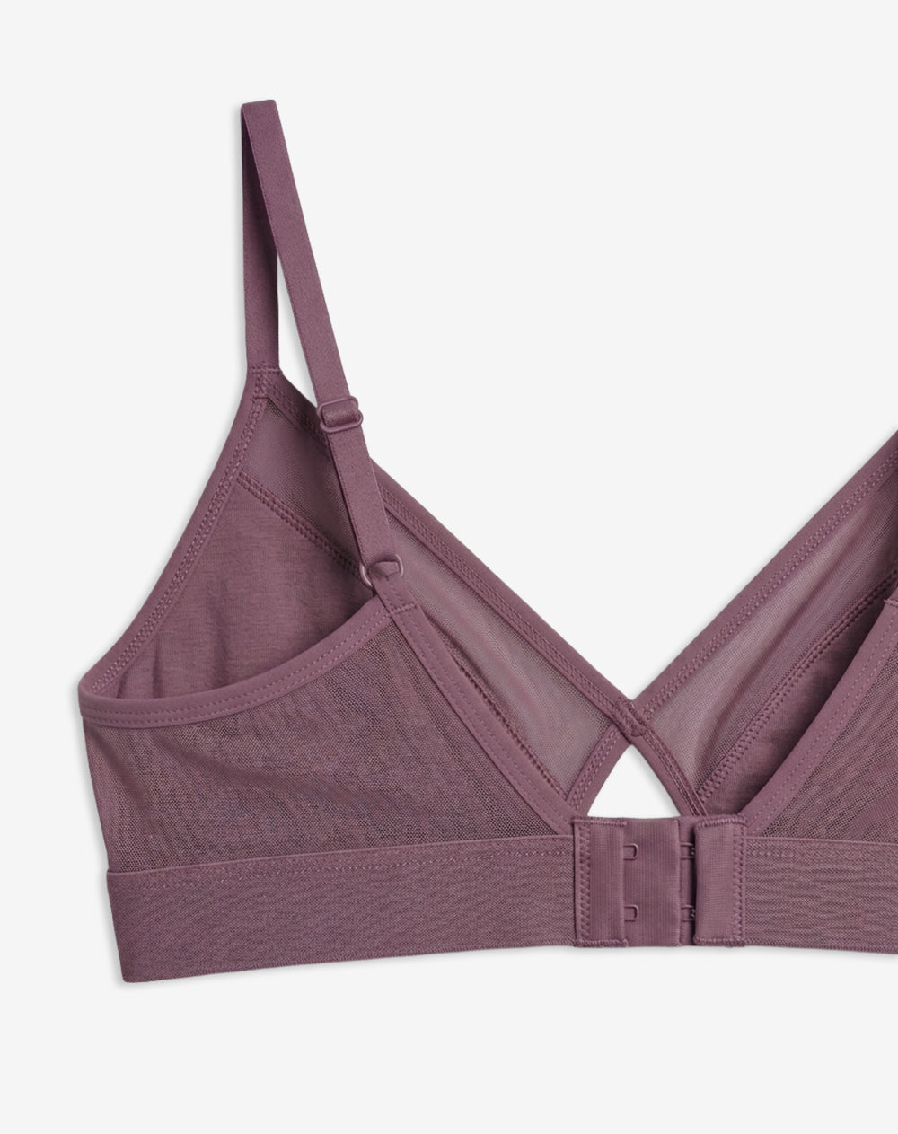Top soporte medio microfibra morado