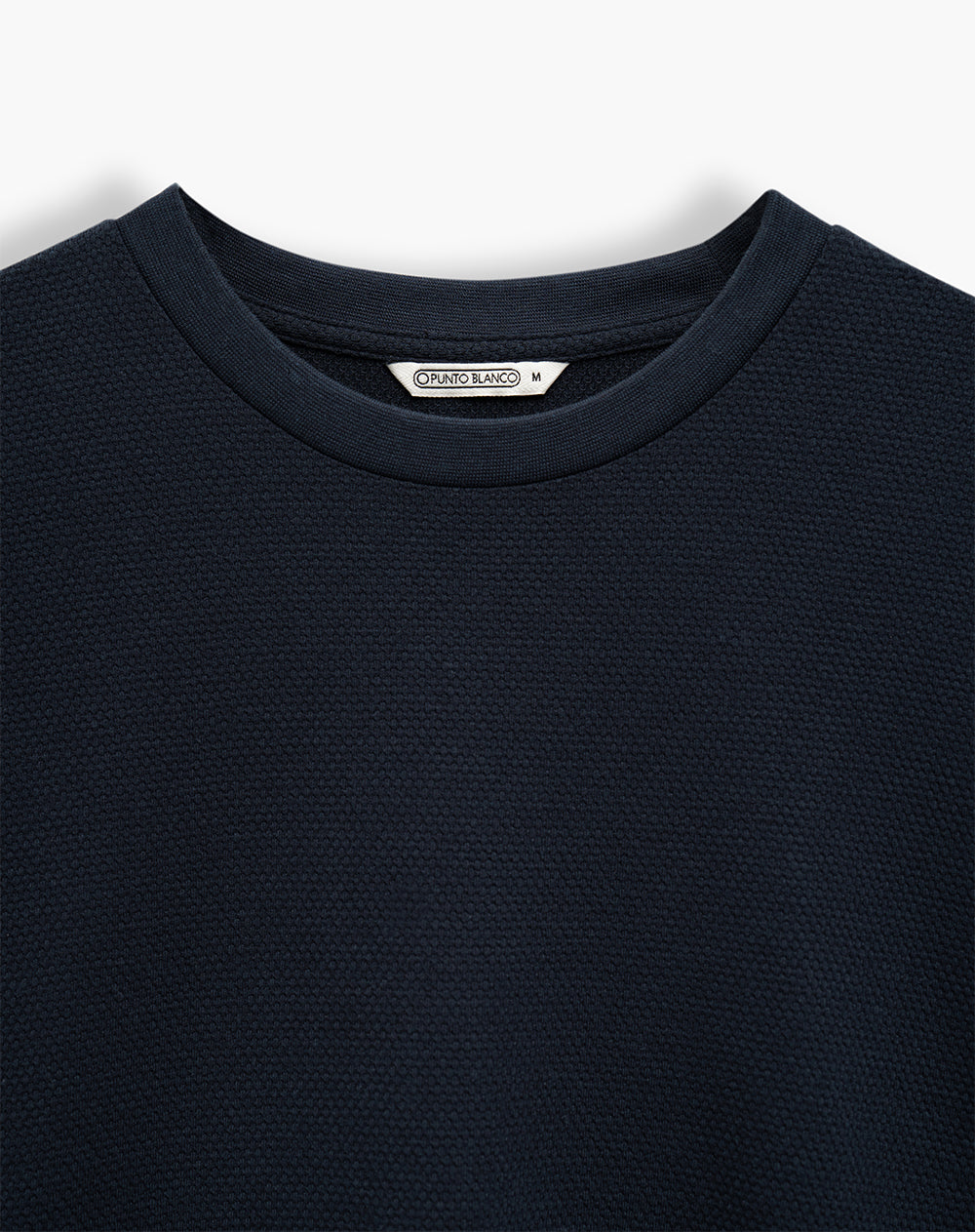 Camiseta confort regular algodón azul hombre