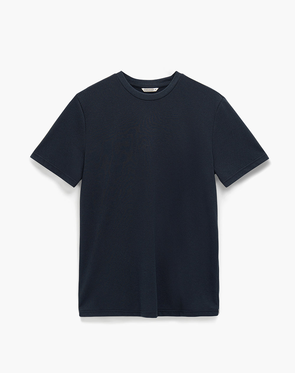 Camiseta confort regular algodón azul hombre