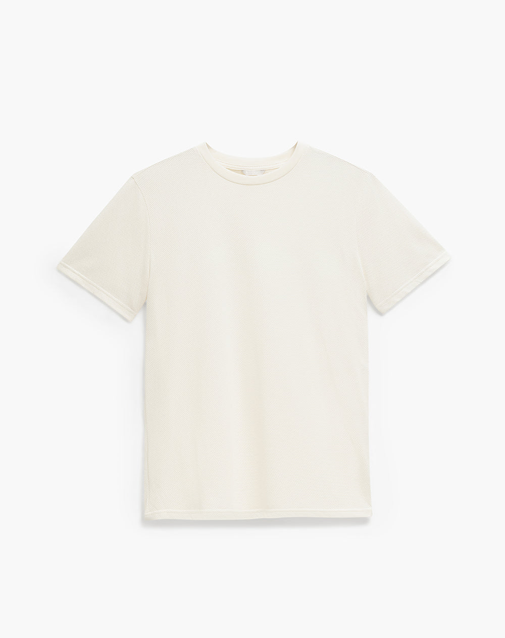 Camiseta confort regular crema hombre