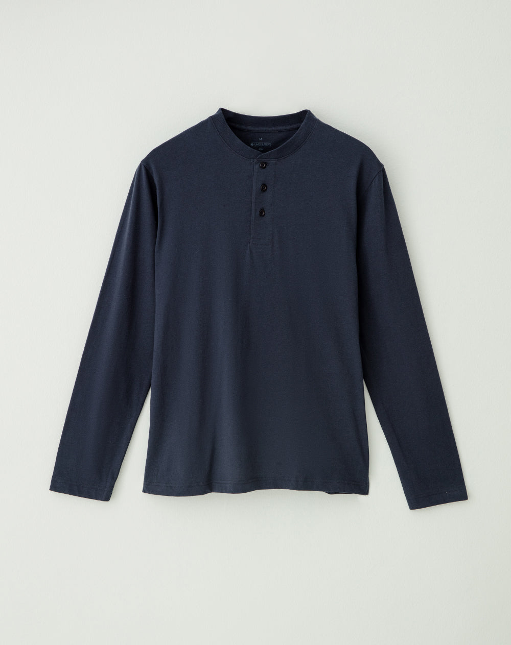 Camibuso regular algodón azul hombre