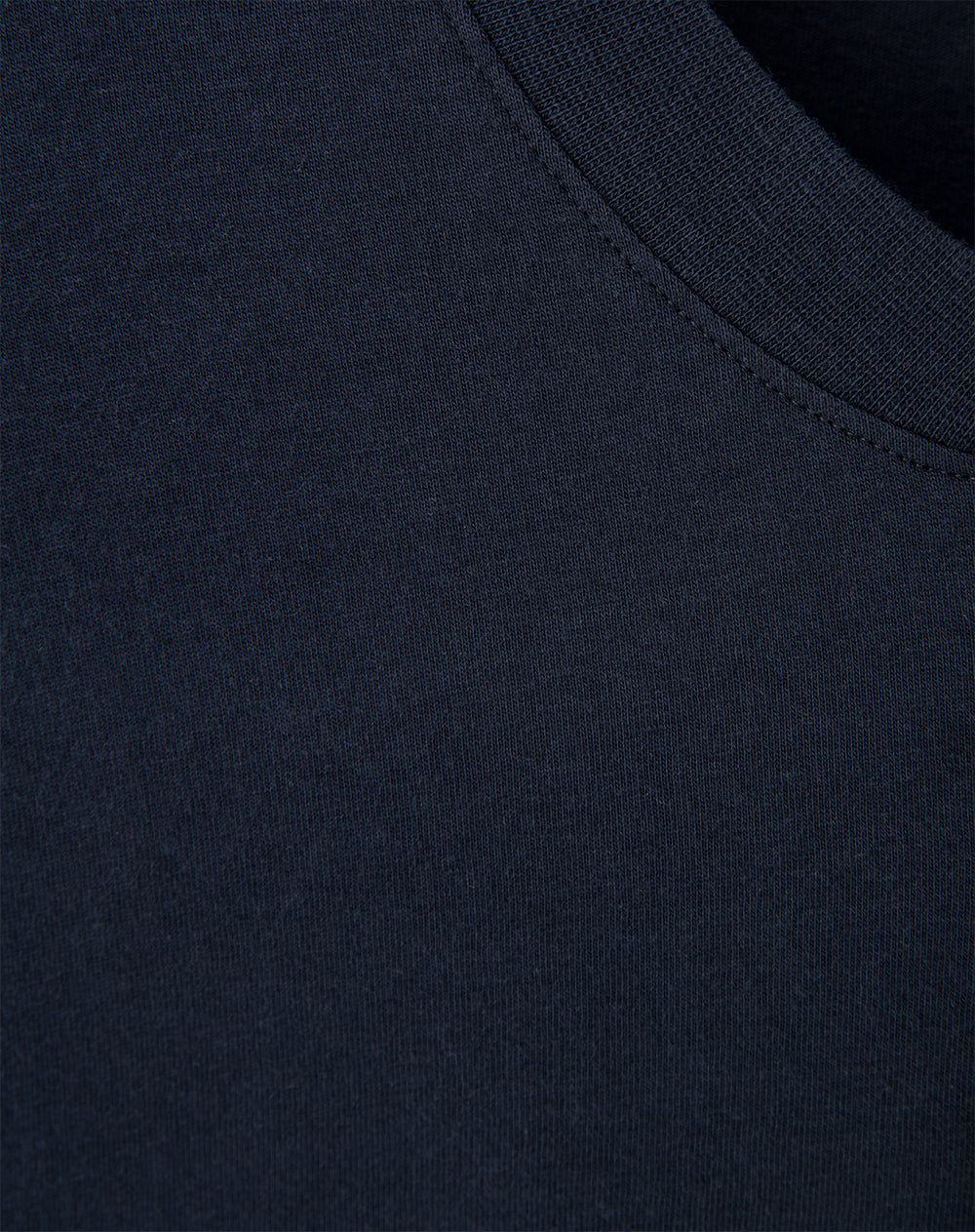 Camibuso regular algodón azul hombre