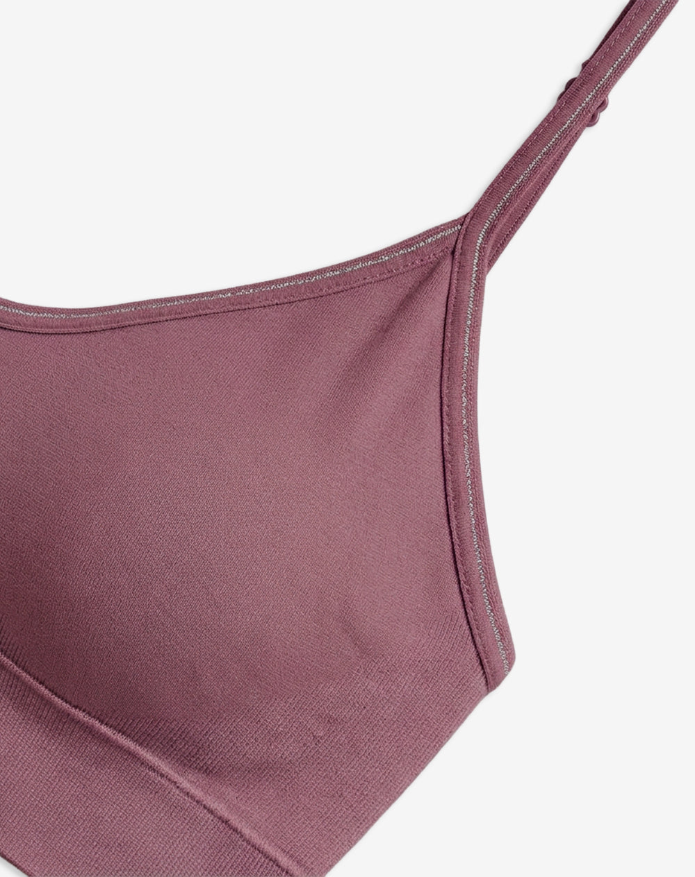 Top soporte medio seamless copas removibles morado