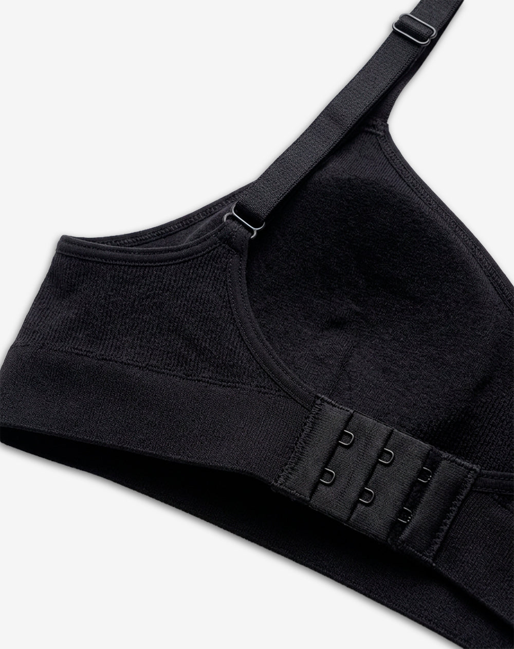 Top soporte medio seamless copas removibles negro