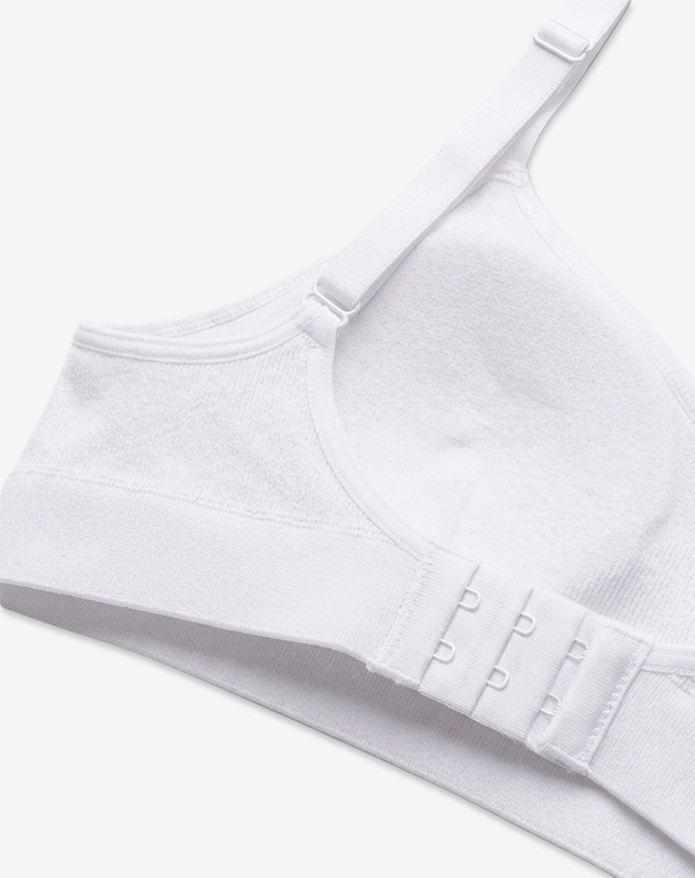 Top soporte medio seamless copas removibles blanco