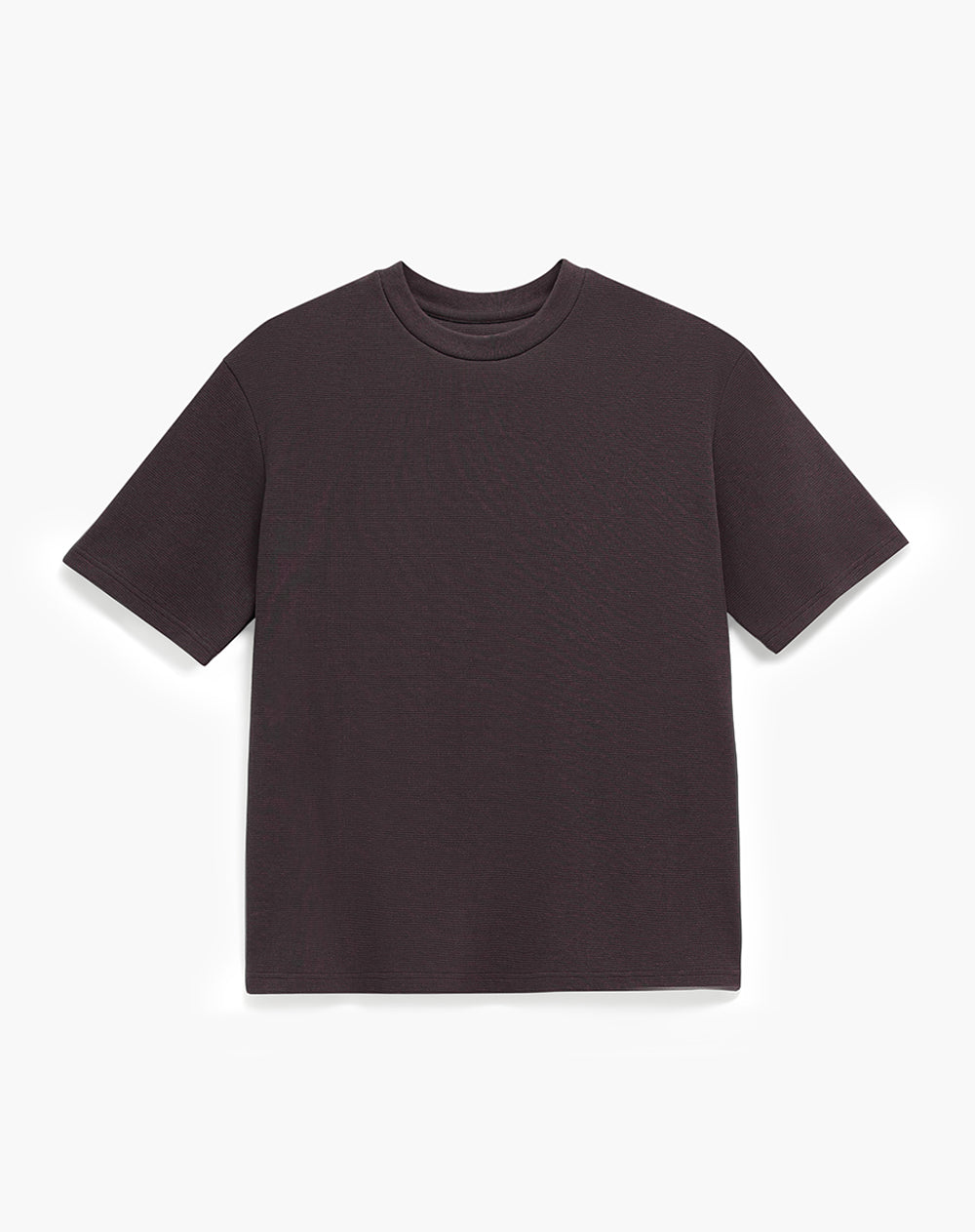 Camiseta oversize vinotinto hombre