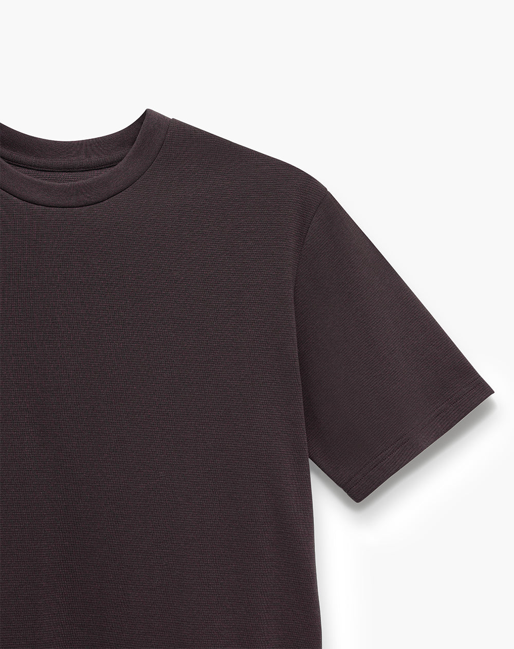 Camiseta oversize vinotinto hombre