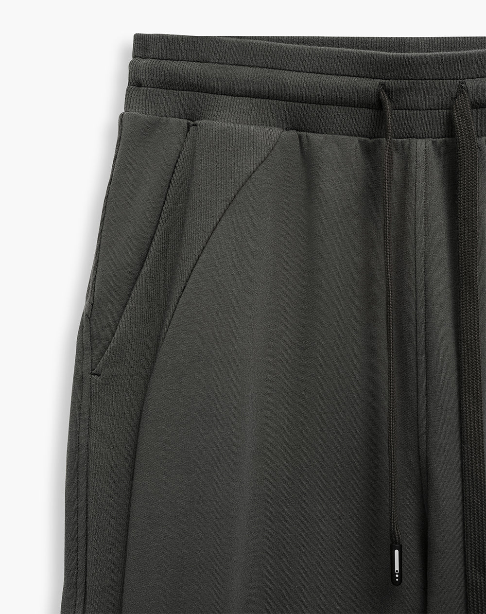 Pantalón regular fit tiro alto gris