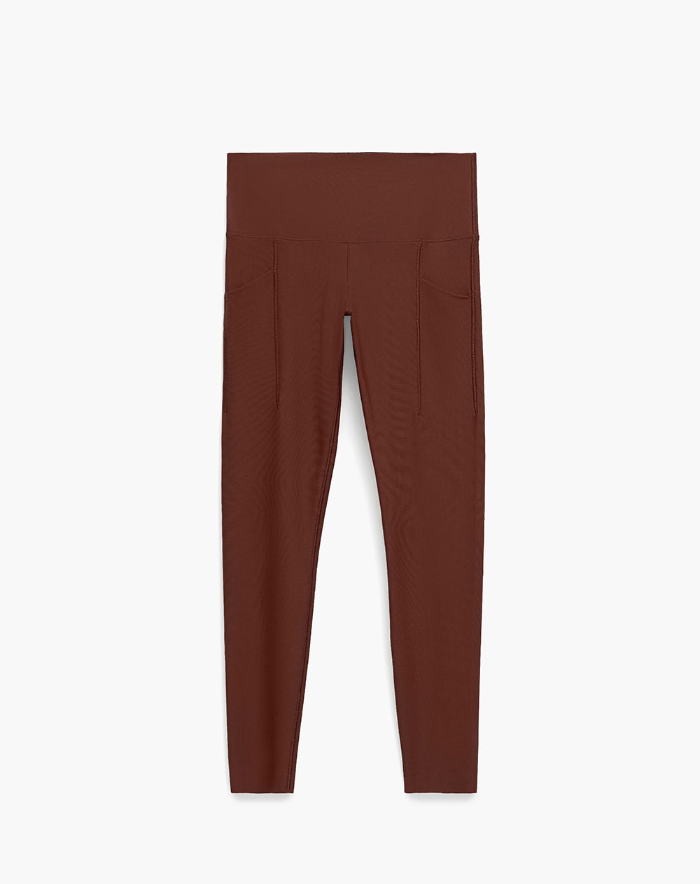 Legging deportivo control abdomen terracota mujer