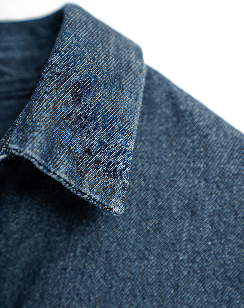 Camisa manga larga oversize denim mujer