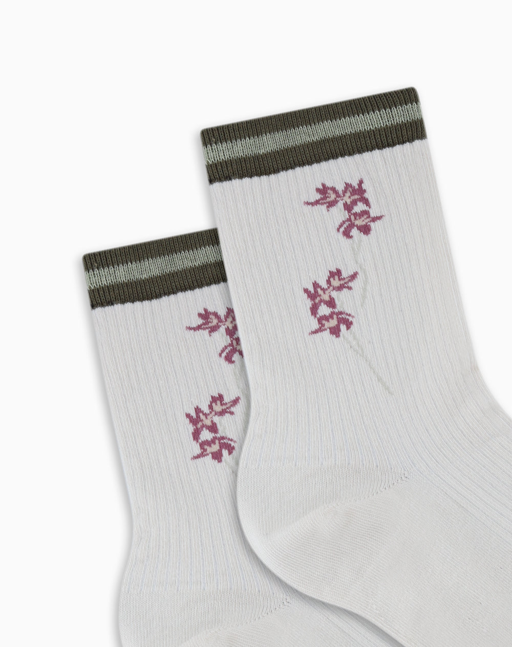 Medias mujer largas flores habano