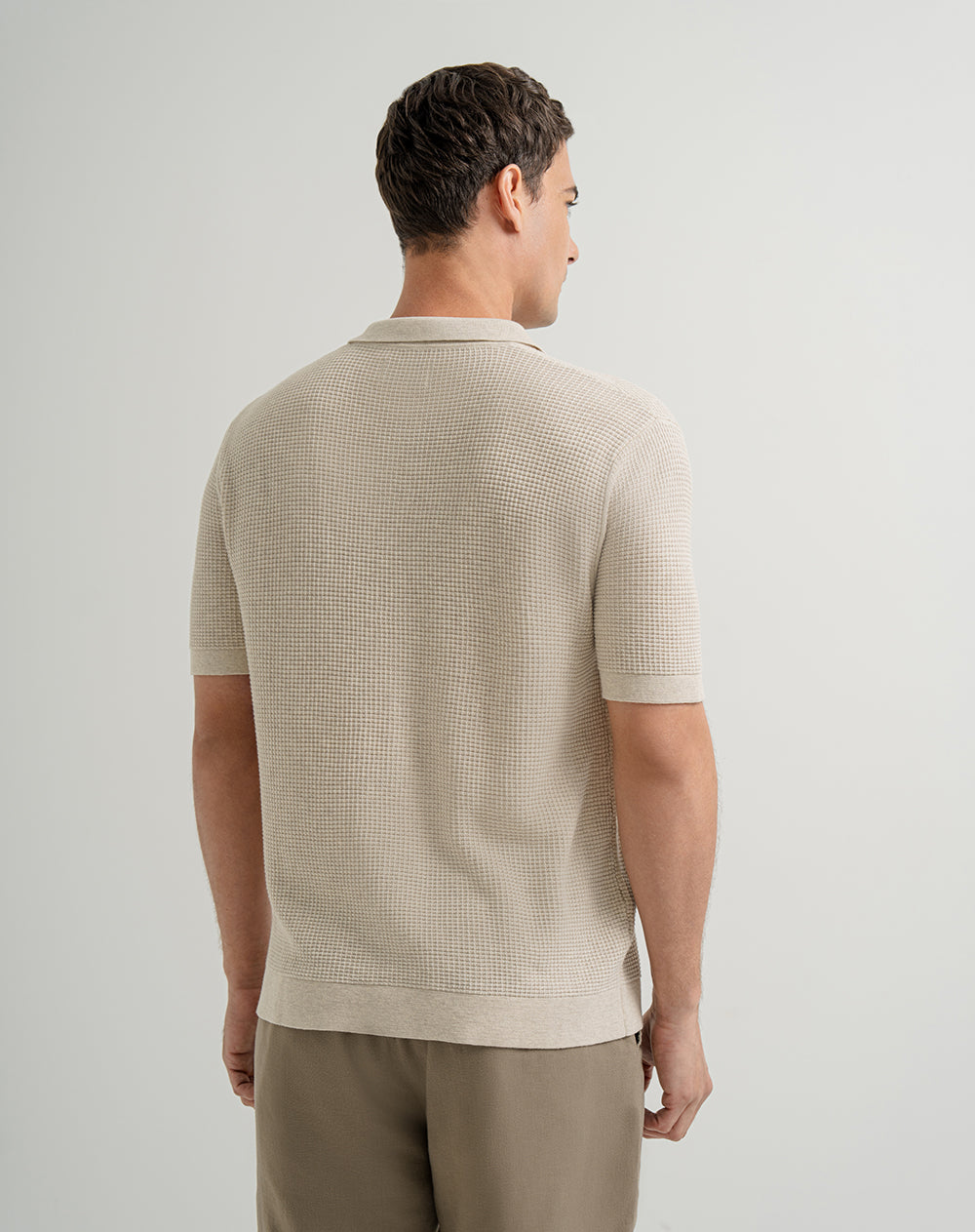 Polo regular tejido de punto algodón habana hombre