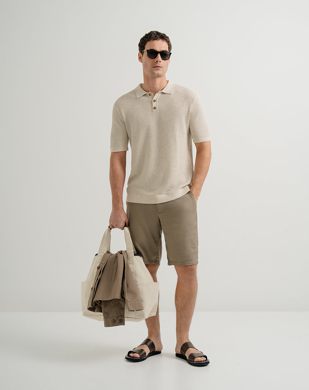 Polo regular tejido de punto algodón habana hombre