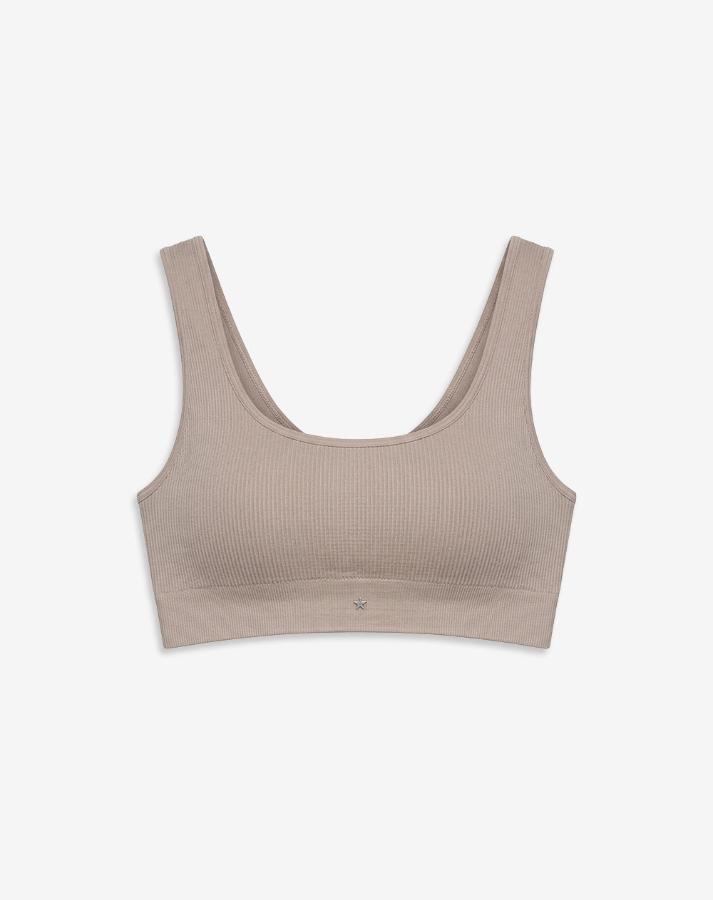 Top soporte medio seamless café