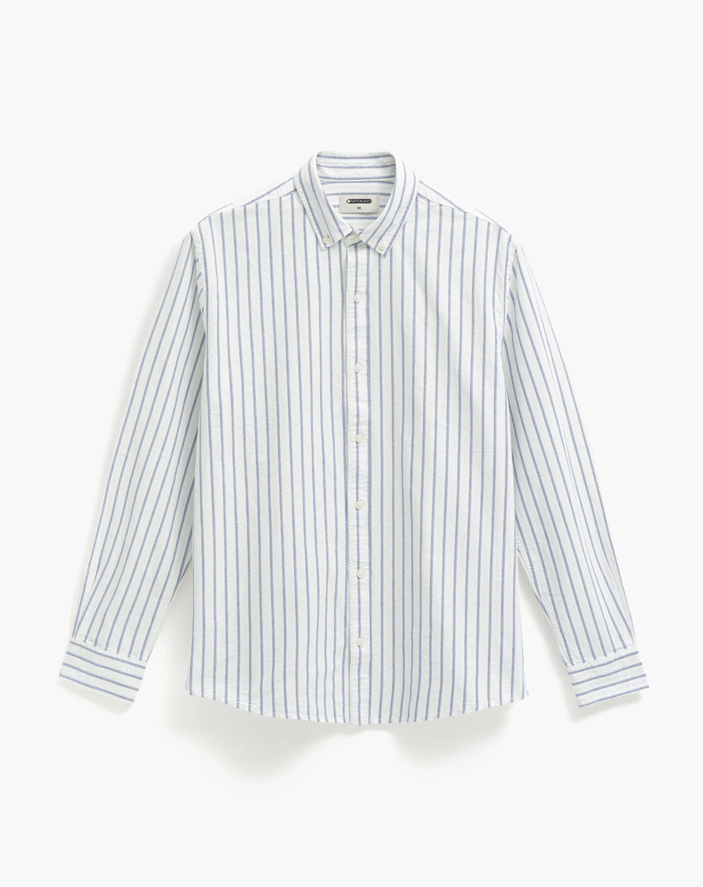 Camisa manga larga regular rayas hombre