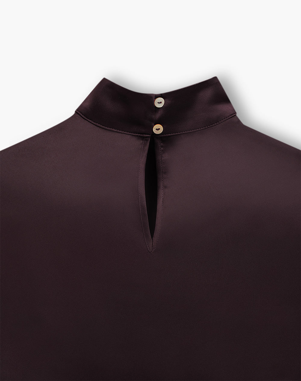 Blusa cuello alto uva mujer