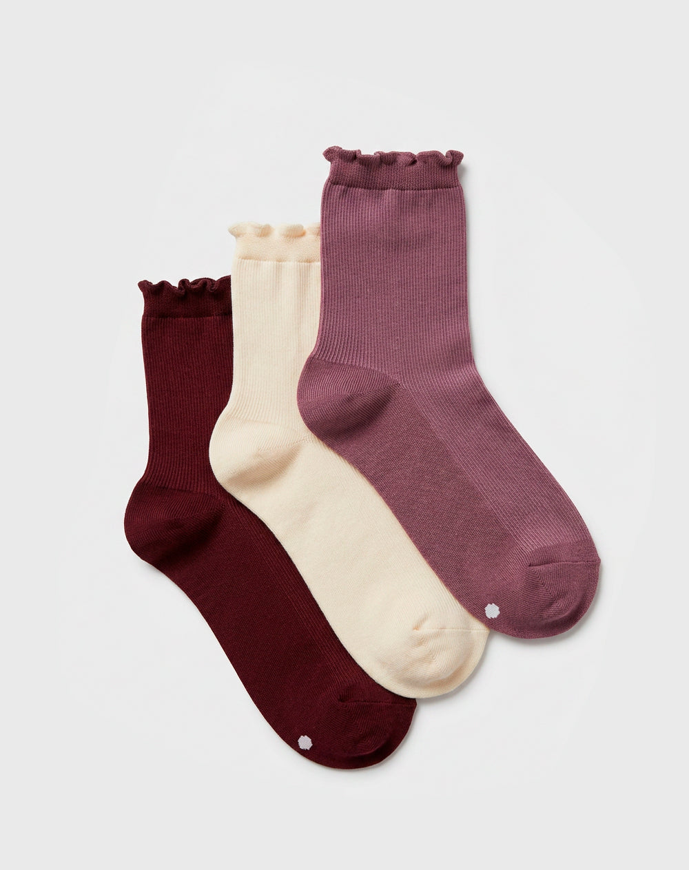 Medias casuales cortas x3unds mujer