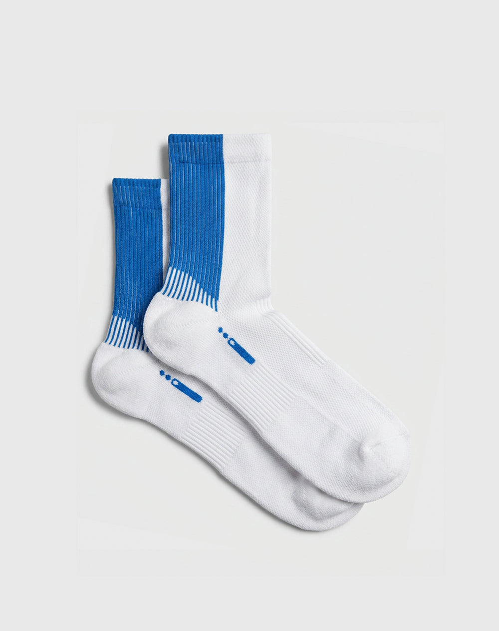 Medias deportivas largas unisex blancas