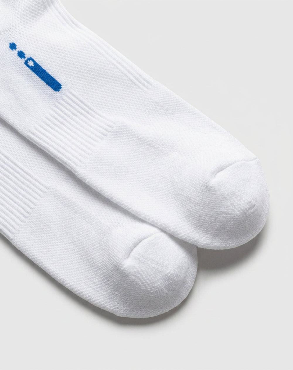 Medias deportivas largas unisex blancas