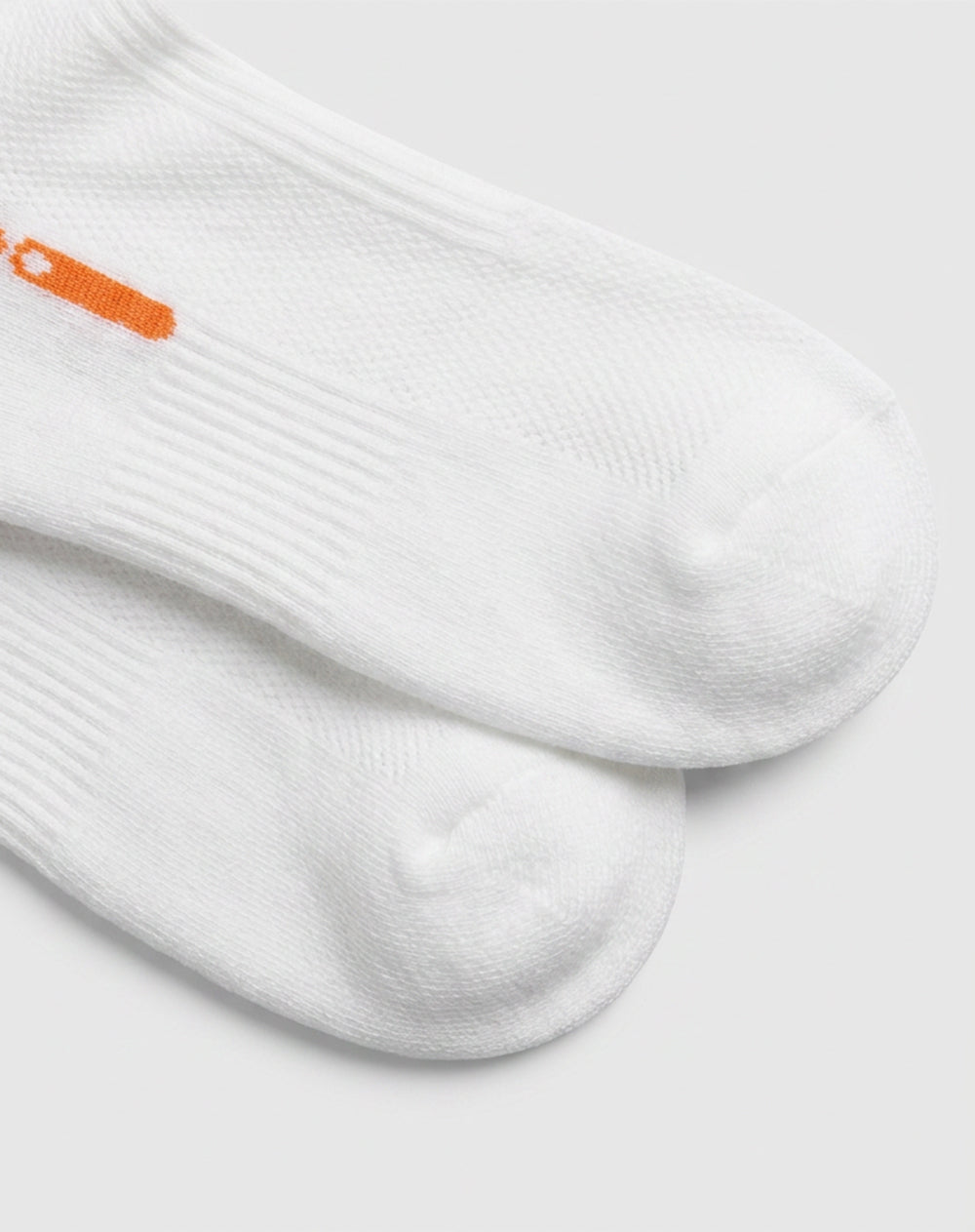 Medias deportivas largas unisex blancas
