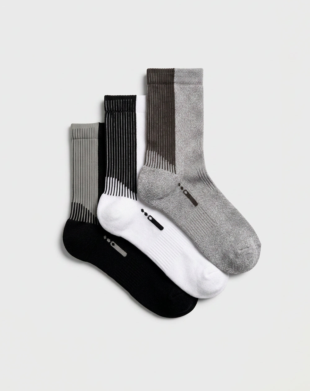 Medias deportivas hombre largas pack x3 surtido